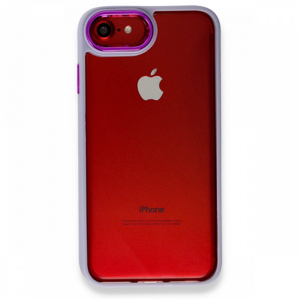 Newface iPhone SE 2020 Kılıf Dora Kapak - Lila