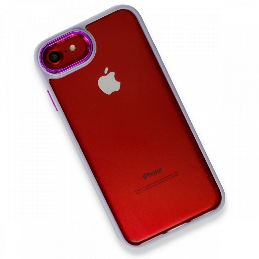 Newface iPhone SE 2020 Kılıf Dora Kapak - Lila