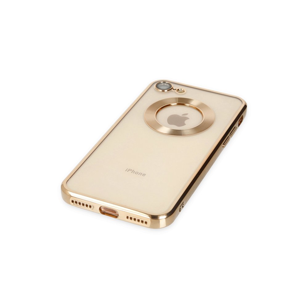 Newface iPhone SE 2020 Kılıf Slot Silikon - Gold