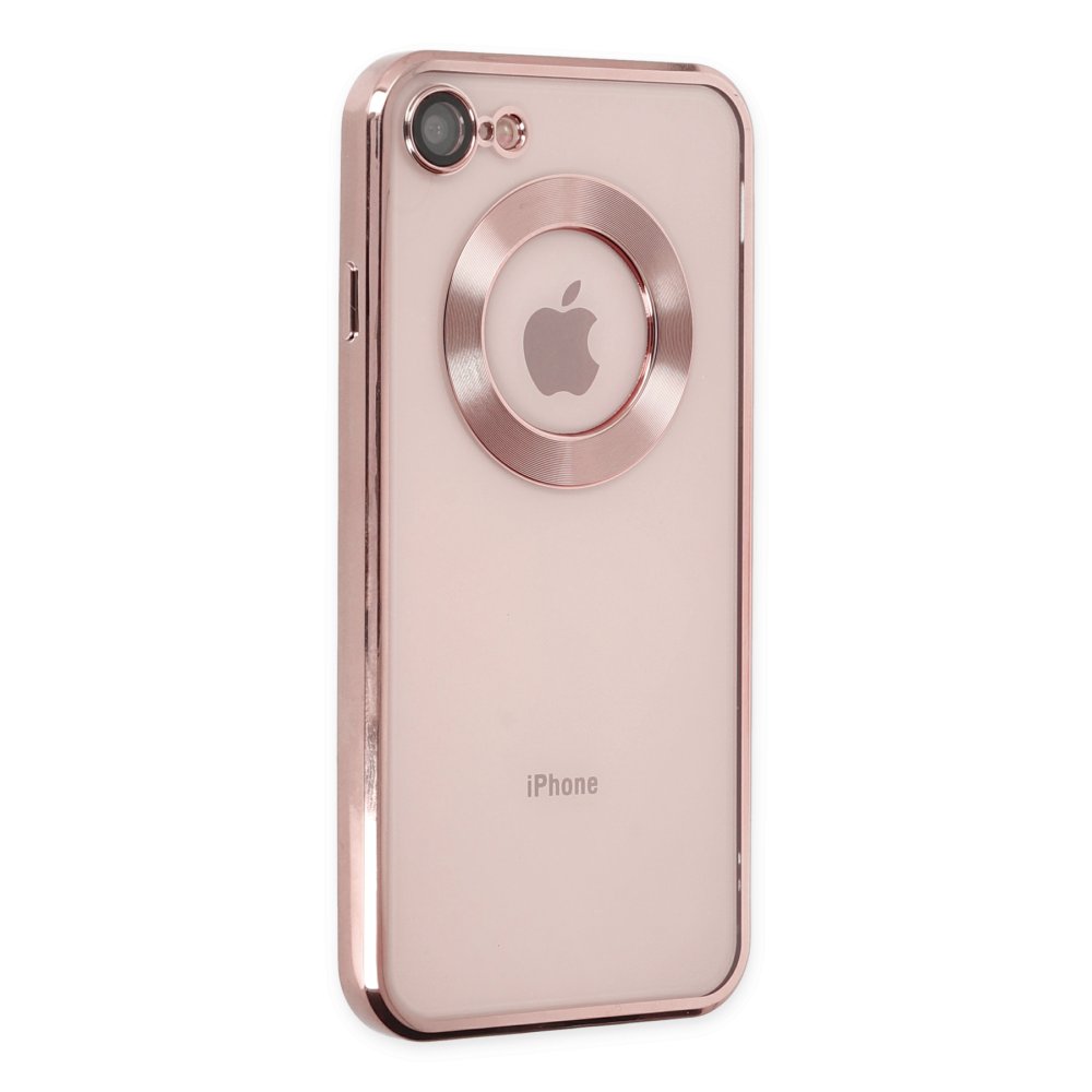 Newface iPhone SE 2020 Kılıf Slot Silikon - Rose Gold