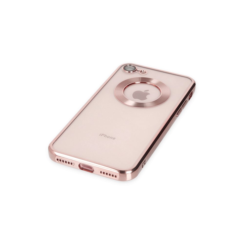 Newface iPhone SE 2020 Kılıf Slot Silikon - Rose Gold