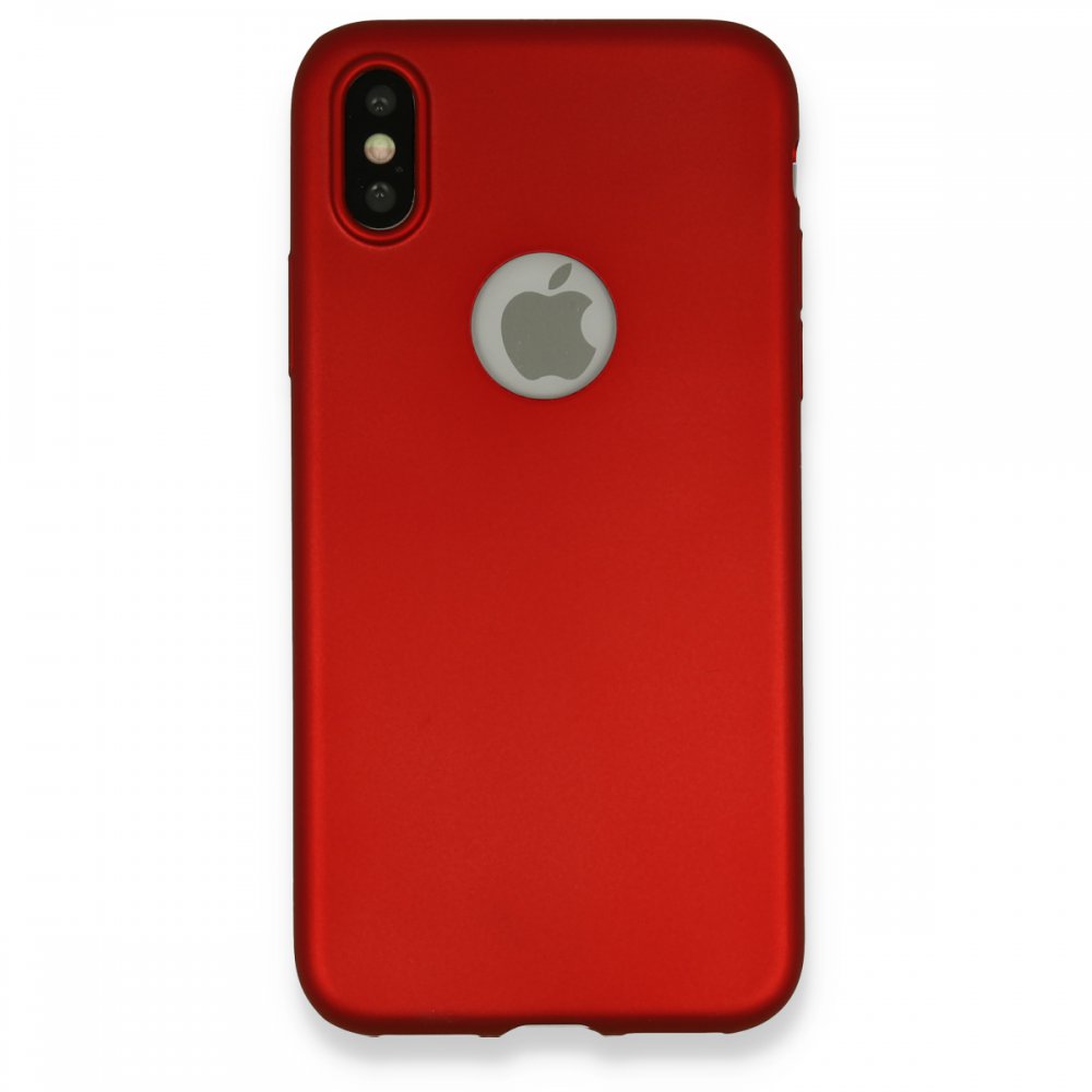 Newface iPhone X Kılıf First Silikon - Bordo