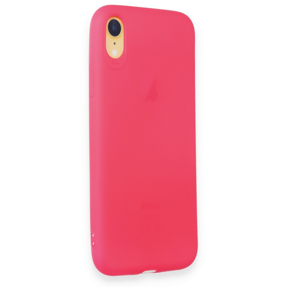 Newface iPhone XR Kılıf First Silikon - Pembe