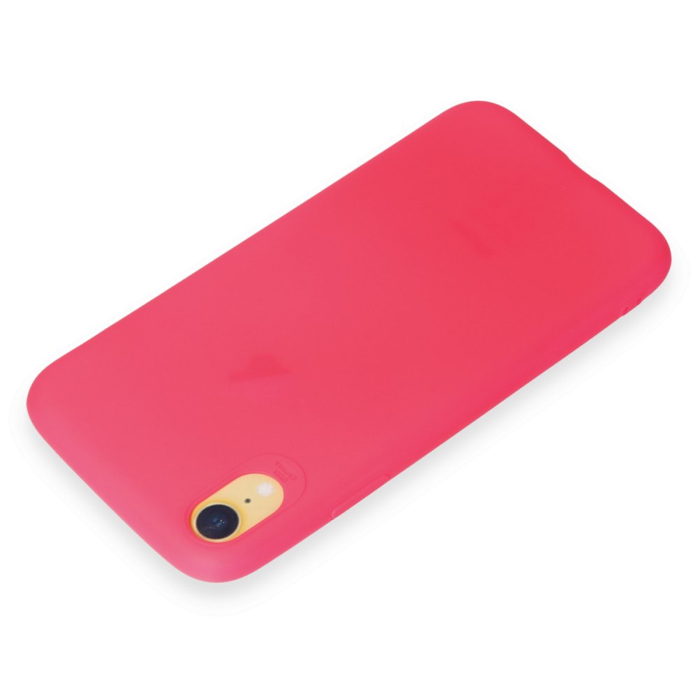 Newface iPhone XR Kılıf First Silikon - Pembe