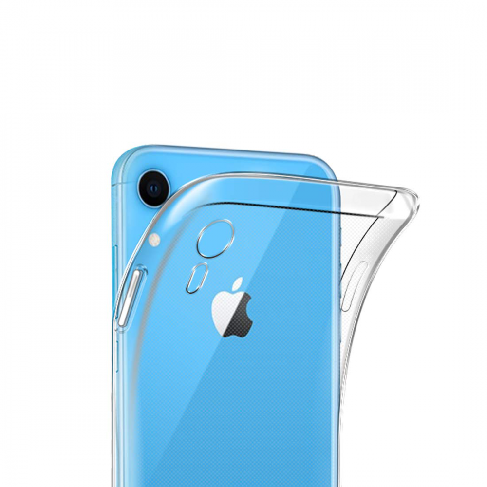 Newface iPhone XR Kılıf Lüx Şeffaf Silikon