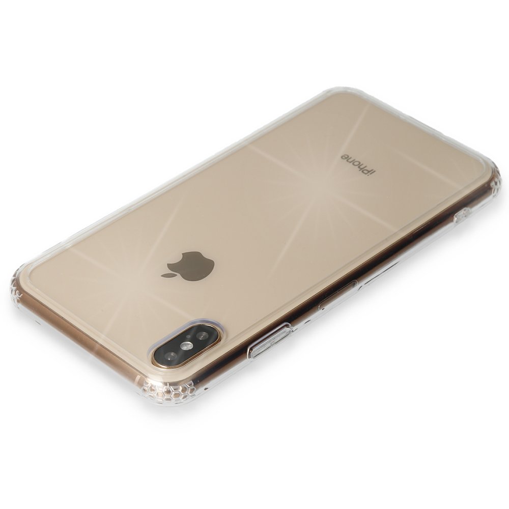 Newface iPhone XS Kılıf 3D Vera - Şeffaf