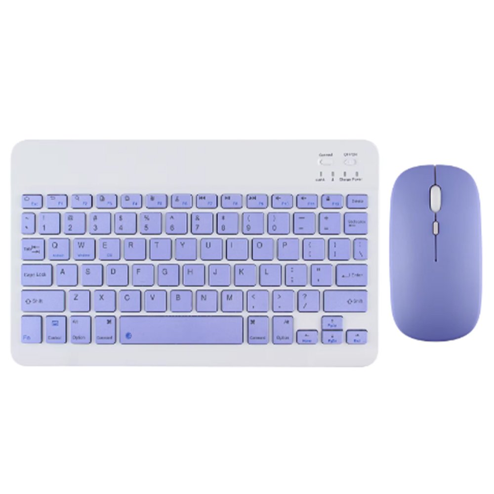 Newface KYB71 Kablosuz Klavye Mouse Set - Mor