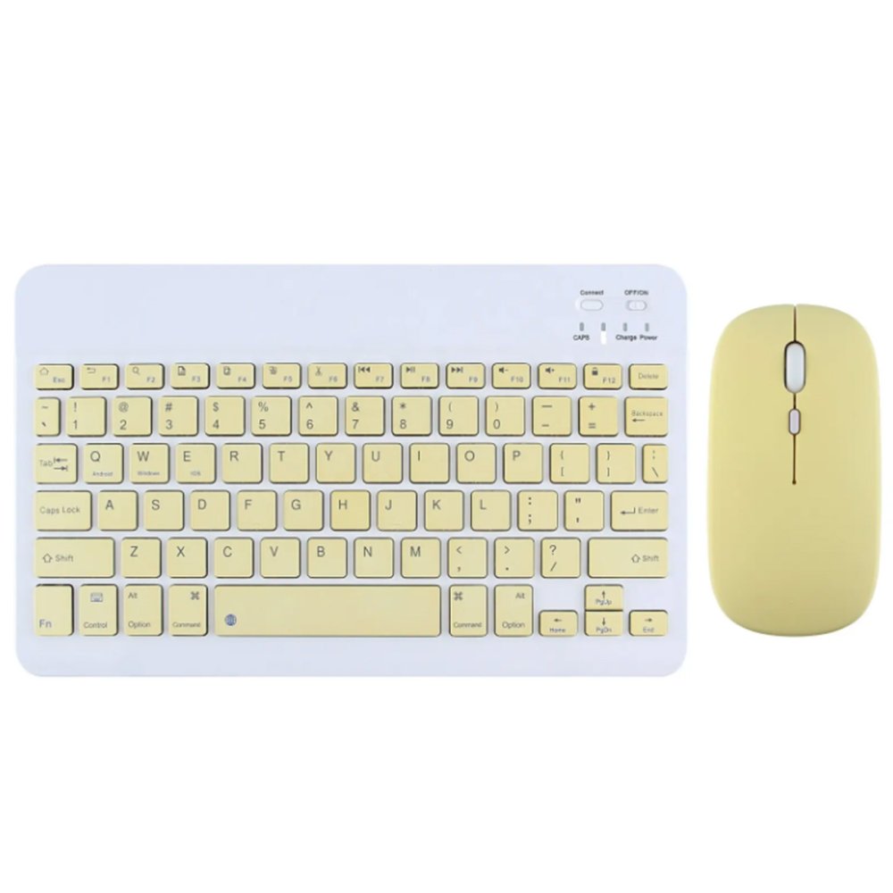 Newface KYB71 Kablosuz Klavye Mouse Set - Sarı