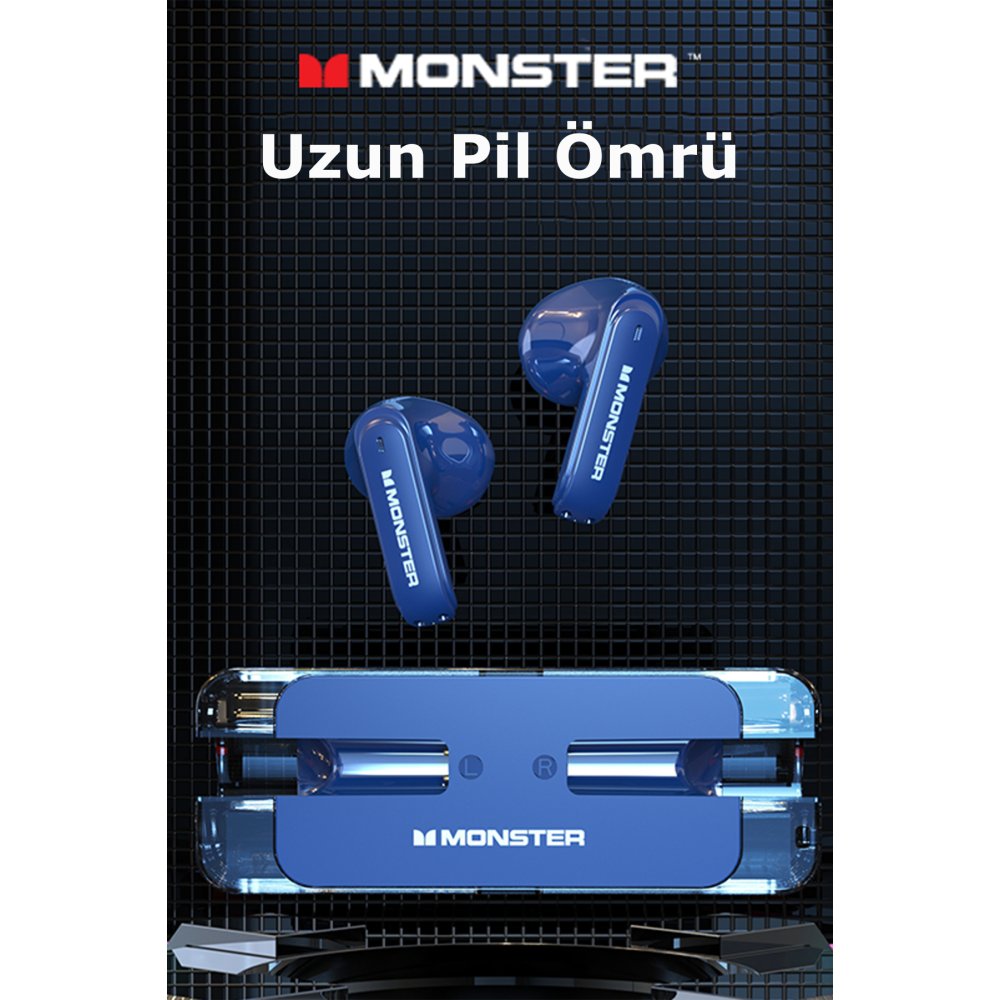 Newface Monster XKT08 Bluetooth Kulaklık - Mavi