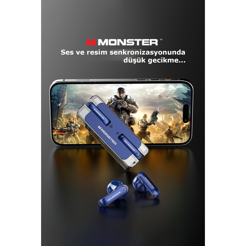 Newface Monster XKT08 Bluetooth Kulaklık - Yeşil