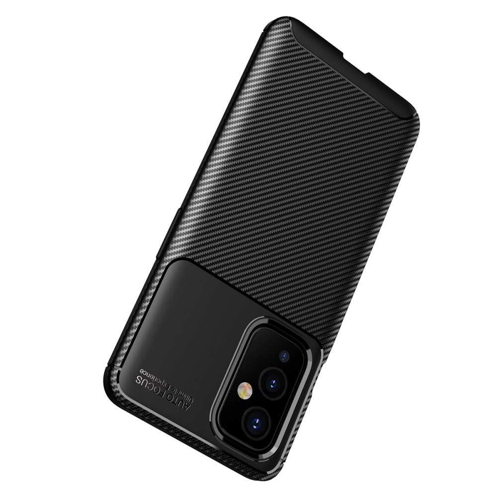 Newface One Plus 9 Kılıf Auto Focus Karbon Kapak - Lacivert