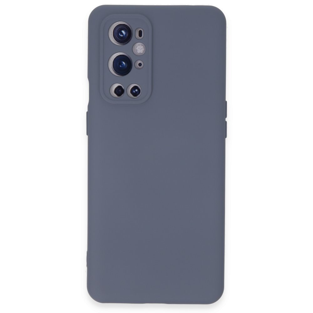 Newface One Plus 9 Pro Kılıf Nano içi Kadife Silikon - Gri