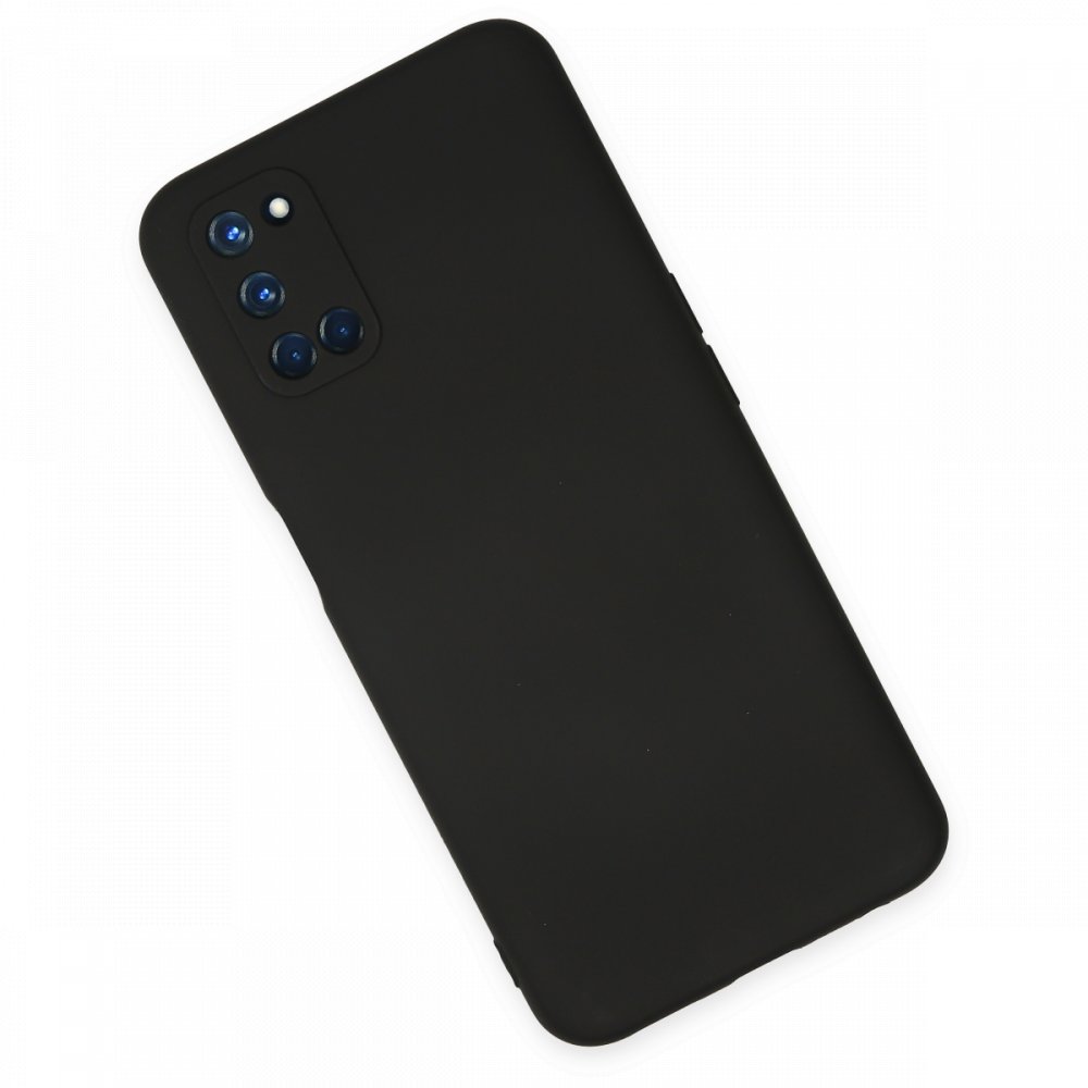Newface Oppo A52 Kılıf Nano içi Kadife Silikon - Siyah