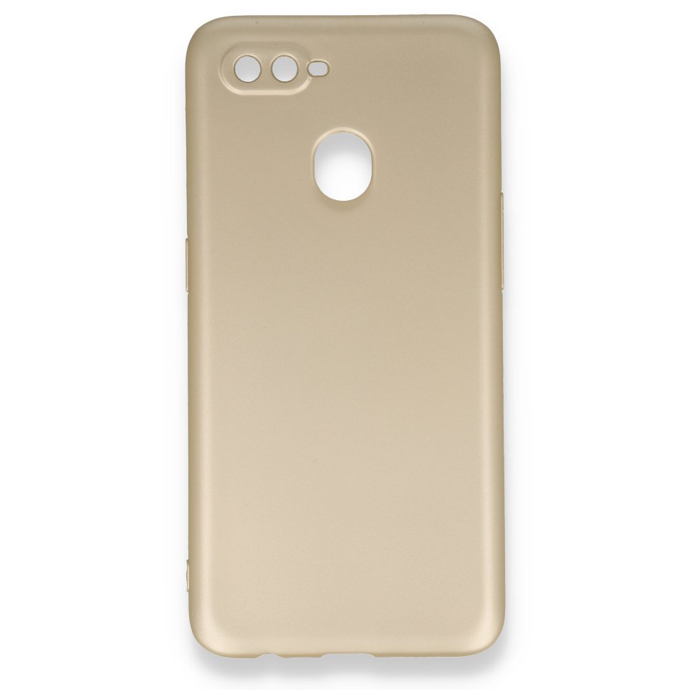 Newface Oppo A5S Kılıf First Silikon - Gold