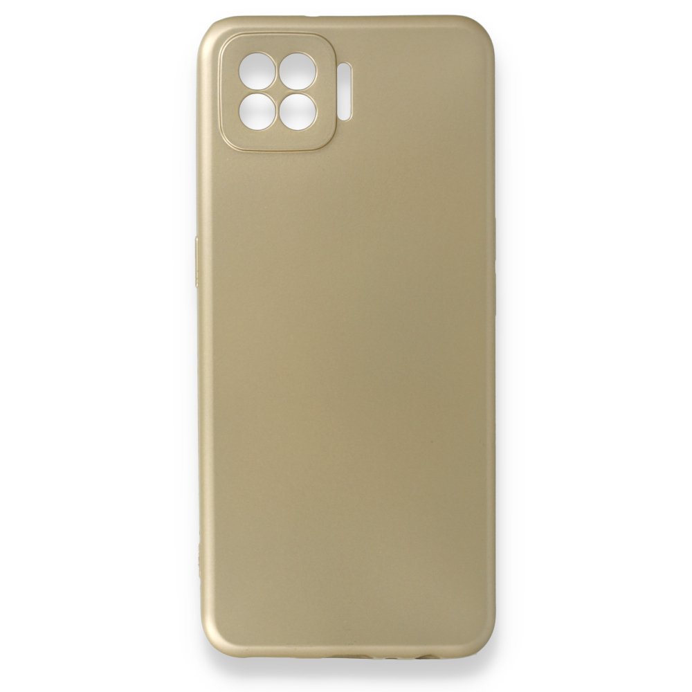 Newface Oppo A73 Kılıf First Silikon - Gold