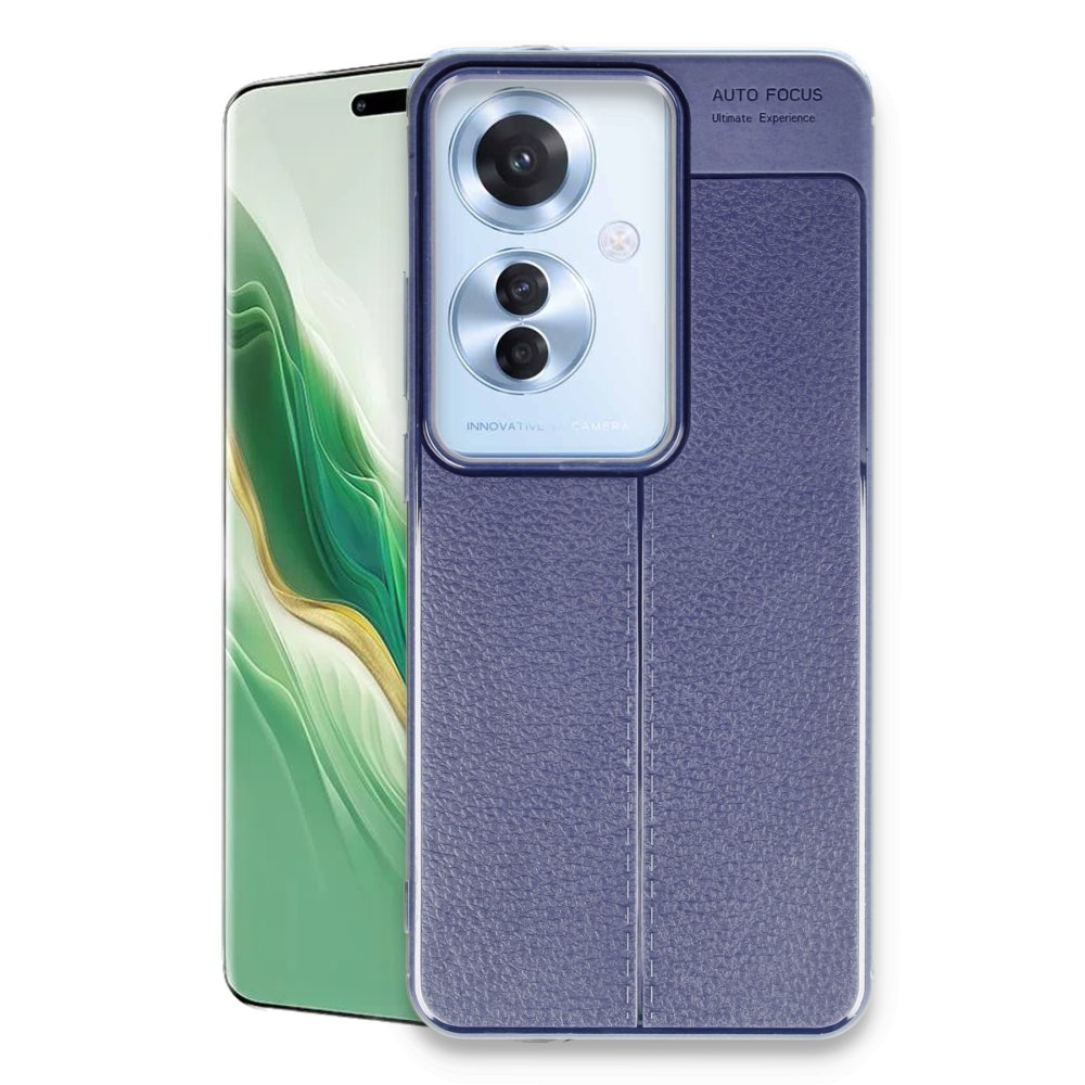 Newface Oppo Reno 11F Kılıf Auto Focus Kapak - Lacivert