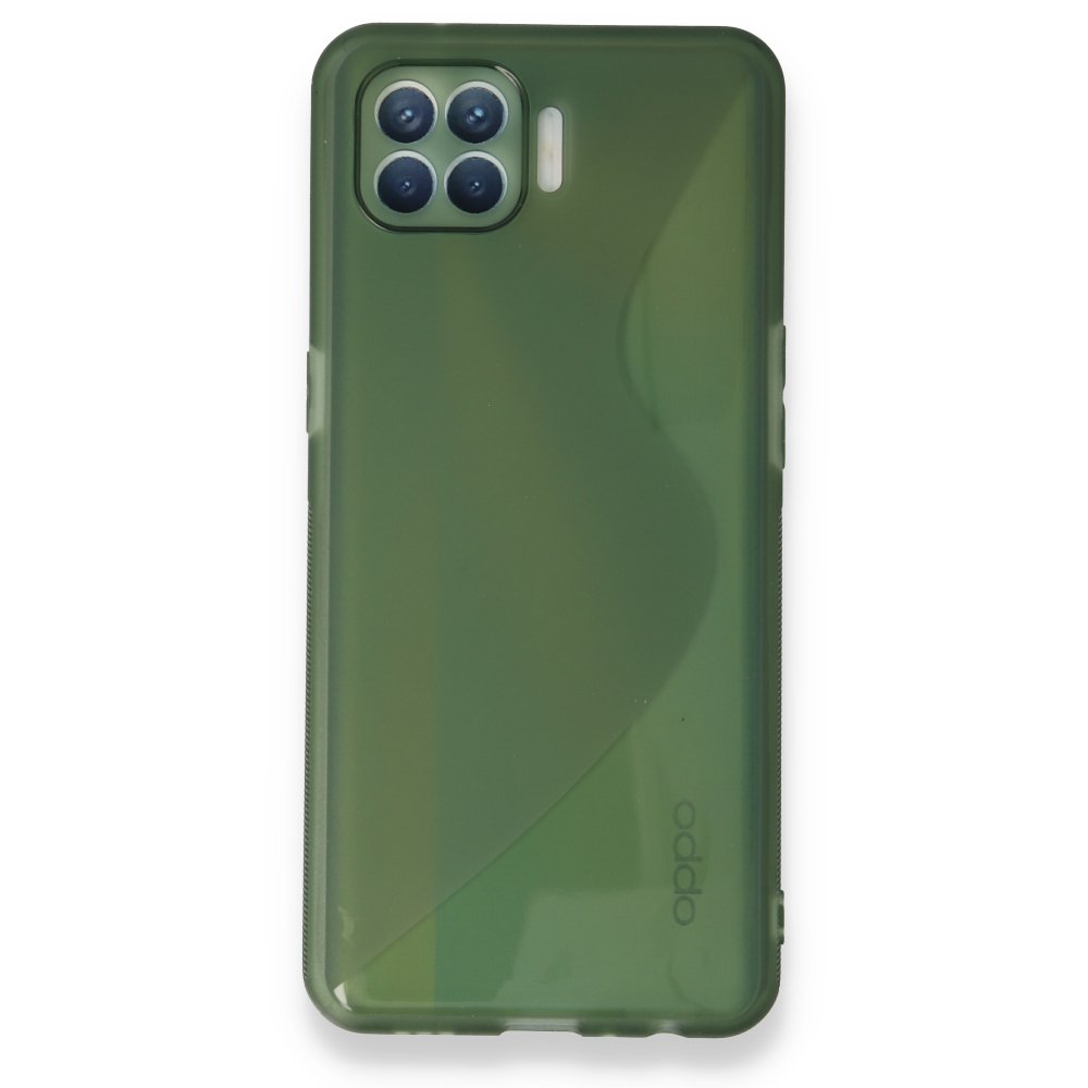 Newface Oppo Reno 4 Lite Kılıf S Silikon - Yeşil