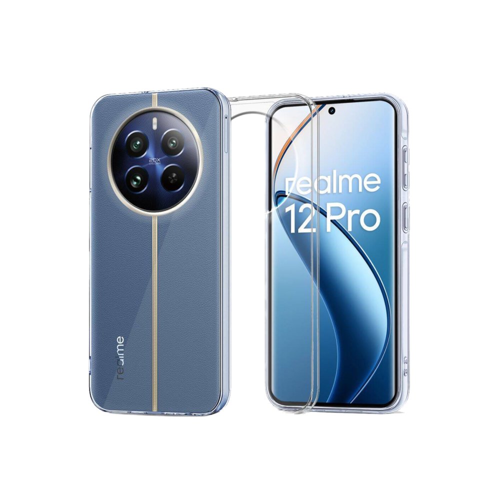 Newface Realme 12 Pro Kılıf Lüx Şeffaf Silikon