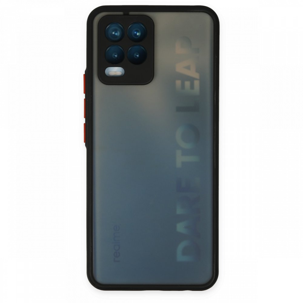 Newface Realme 8 Pro Kılıf Montreal Silikon Kapak - Siyah