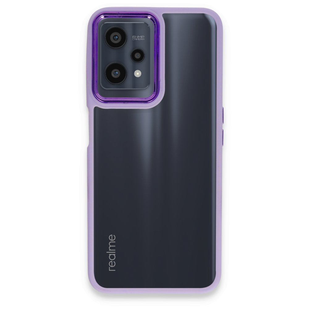 Newface Realme 9 Pro 5G Kılıf Dora Kapak - Lila