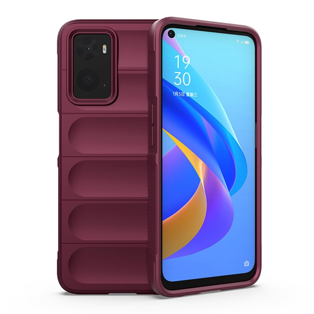 Newface Realme 9i 4G Kılıf Optimum Silikon - Bordo