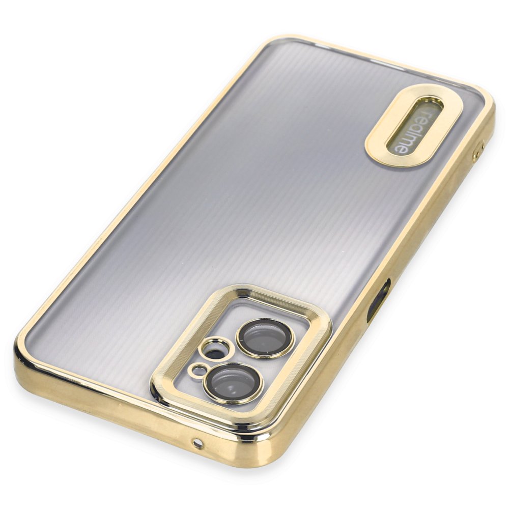 Newface Realme 9i 4G Kılıf Slot Silikon - Gold