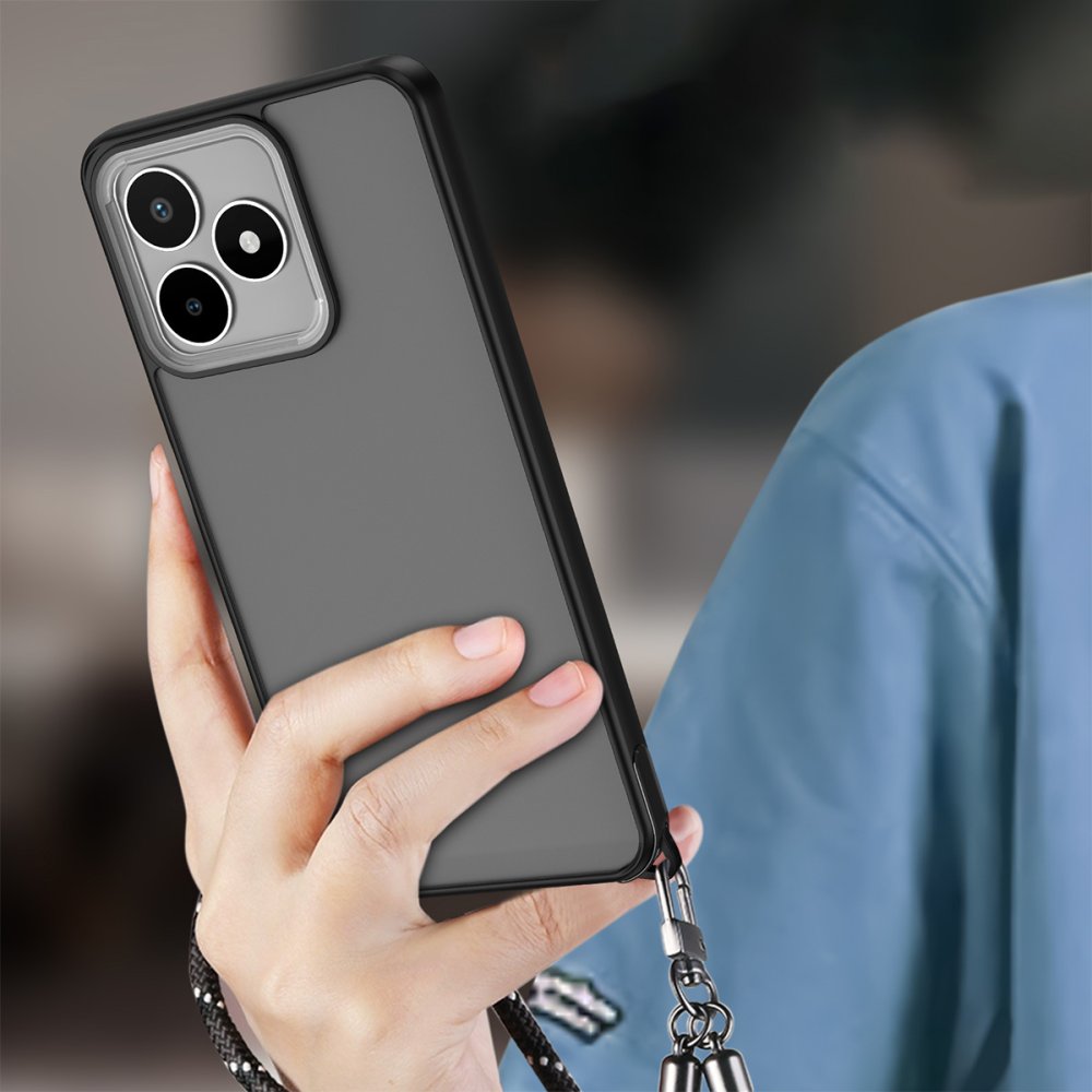 Newface Realme C53 Kılıf Elegant Kapak - Derin Mor