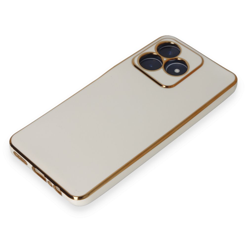 Newface Realme C53 Kılıf Volet Silikon - Beyaz