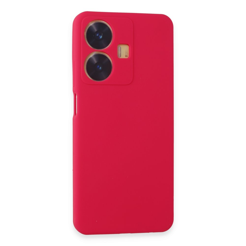 Newface Realme C55 Kılıf Nano içi Kadife Silikon - Pembe