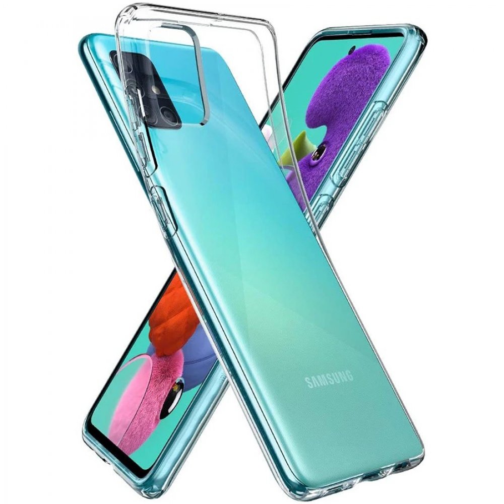 Newface Samsung Galaxy A02S Kılıf Lüx Şeffaf Silikon