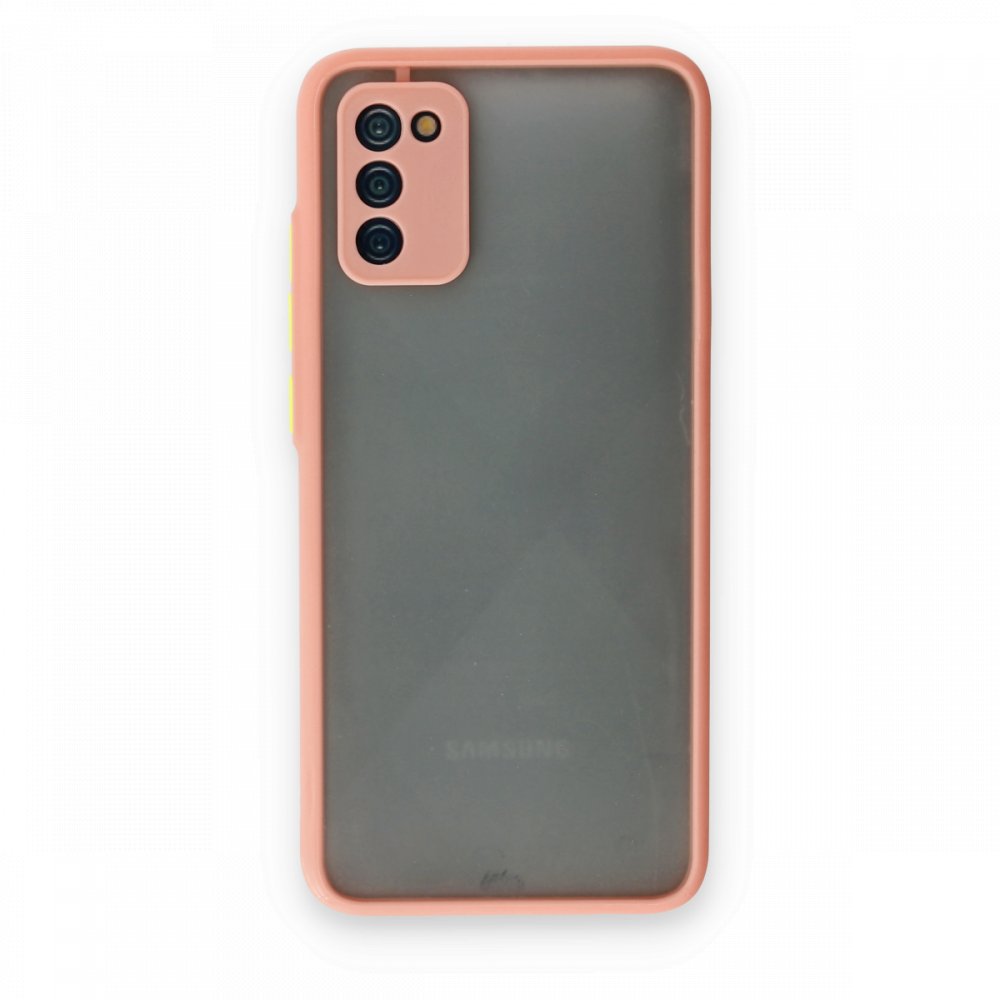 Newface Samsung Galaxy A02S Kılıf Montreal Silikon Kapak - Pembe