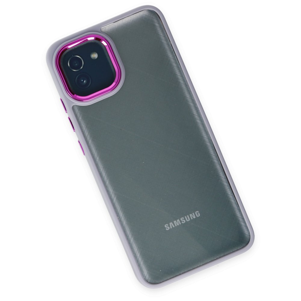 Newface Samsung Galaxy A03 Kılıf Dora Kapak - Lila