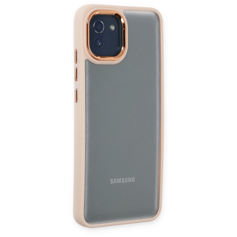 Newface Samsung Galaxy A03 Kılıf Dora Kapak - Pudra