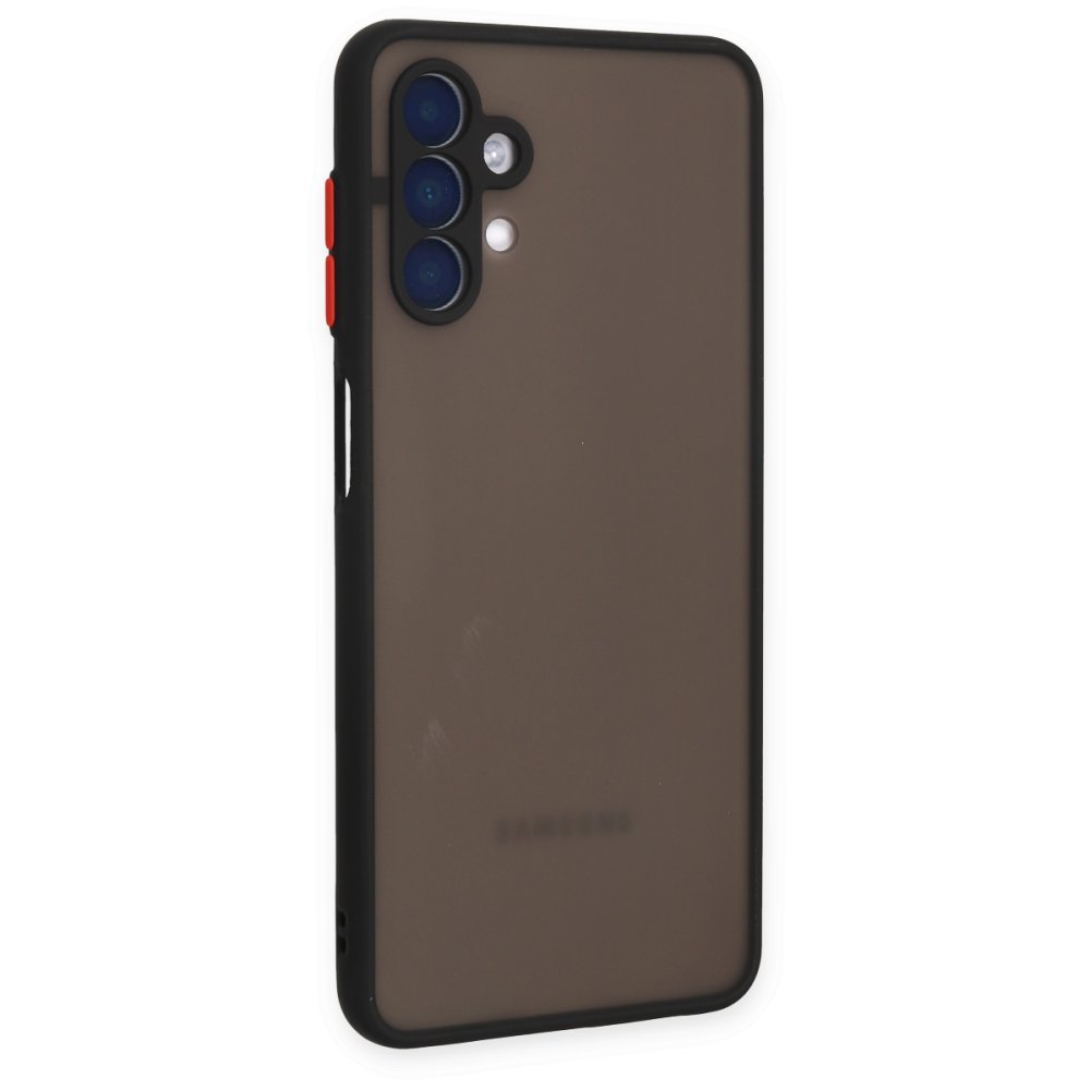 Newface Samsung Galaxy A04S Kılıf Montreal Silikon Kapak - Siyah