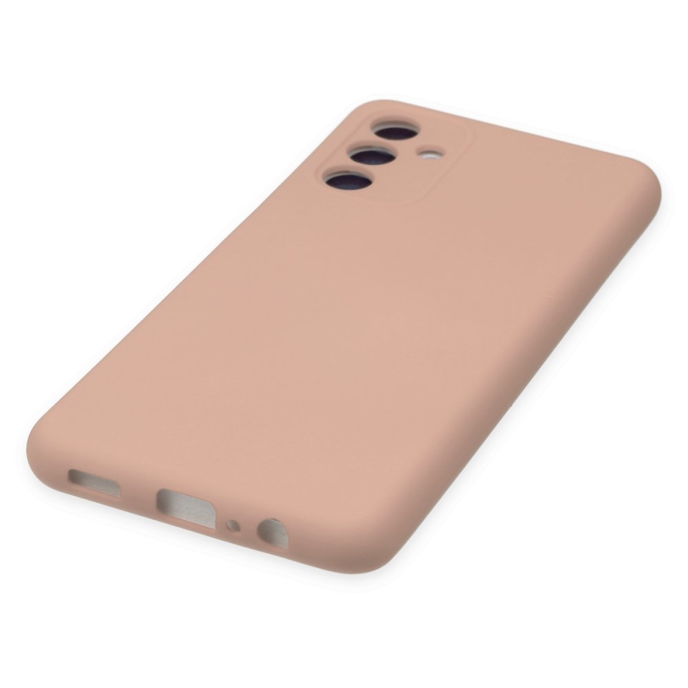 Newface Samsung Galaxy A04S Kılıf Nano içi Kadife Silikon - Pudra