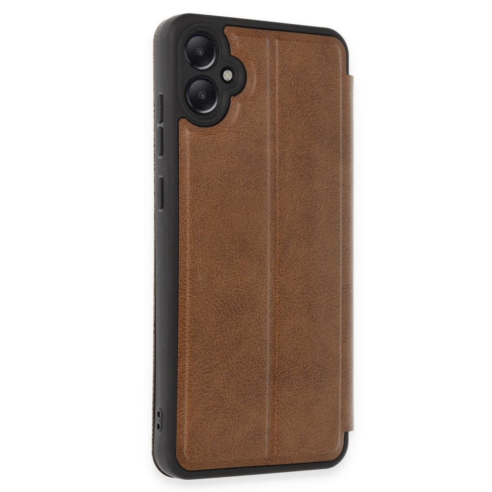 Newface Samsung Galaxy A05 Kılıf Flip Cover - Taba