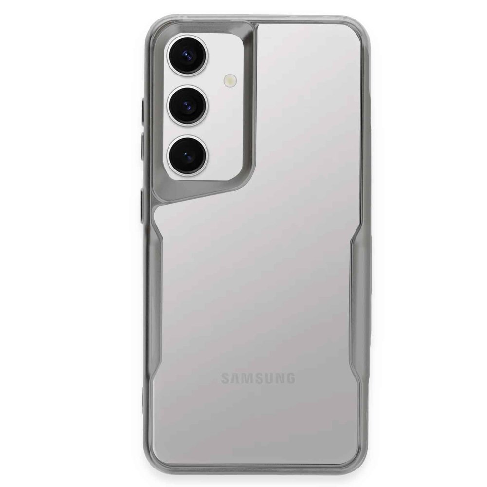 Newface Samsung Galaxy A05S Kılıf Boyi Silikon Kapak - Gümüş