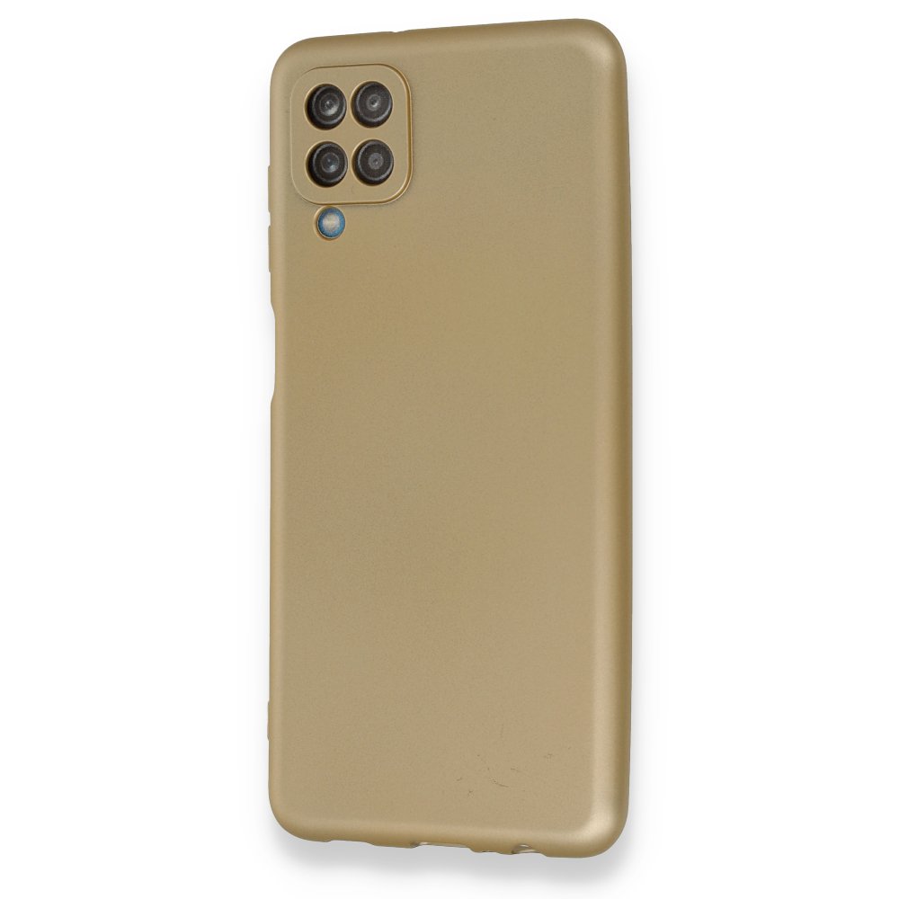 Newface Samsung Galaxy M12 Kılıf First Silikon - Gold