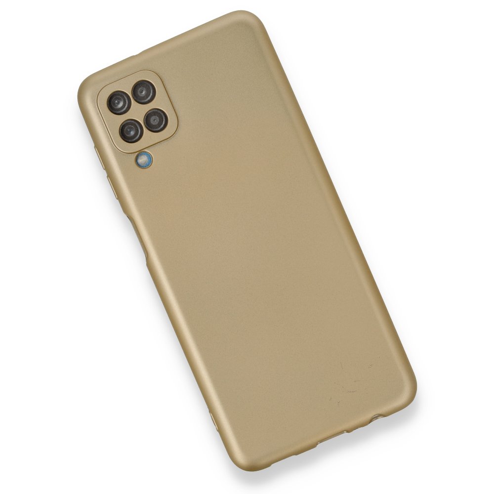 Newface Samsung Galaxy M12 Kılıf First Silikon - Gold