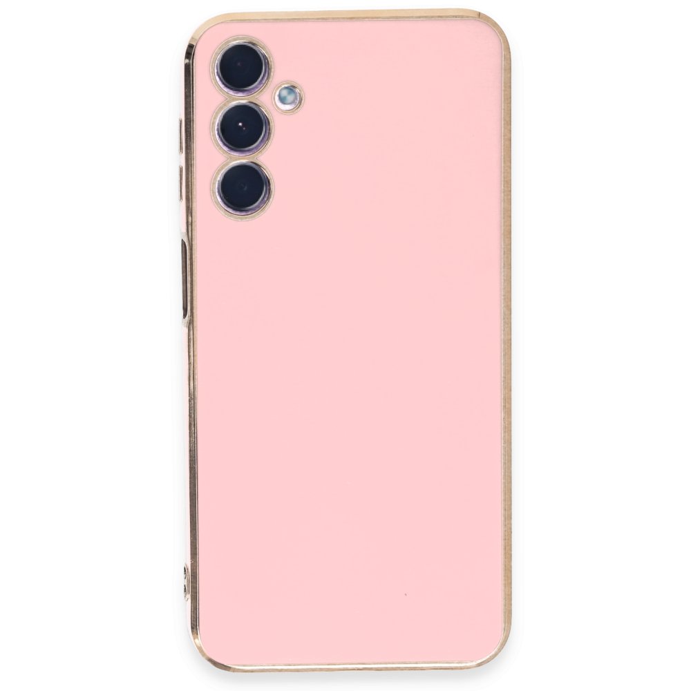 Newface Samsung Galaxy A24 4G Kılıf Volet Silikon - Pembe