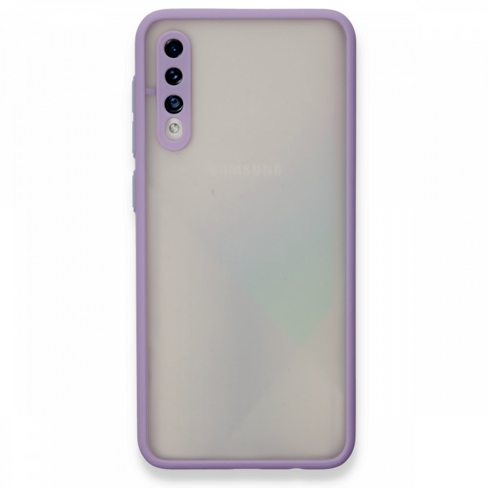 Newface Samsung Galaxy A30S Kılıf Montreal Silikon Kapak - Mor