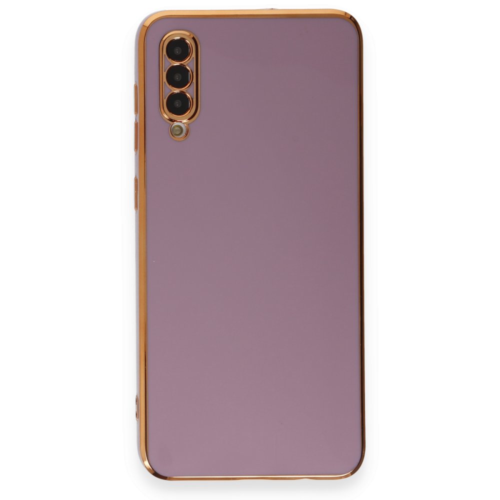 Newface Samsung Galaxy A30S Kılıf Volet Silikon - Mor