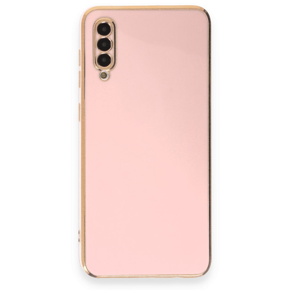 Newface Samsung Galaxy A30S Kılıf Volet Silikon - Pembe