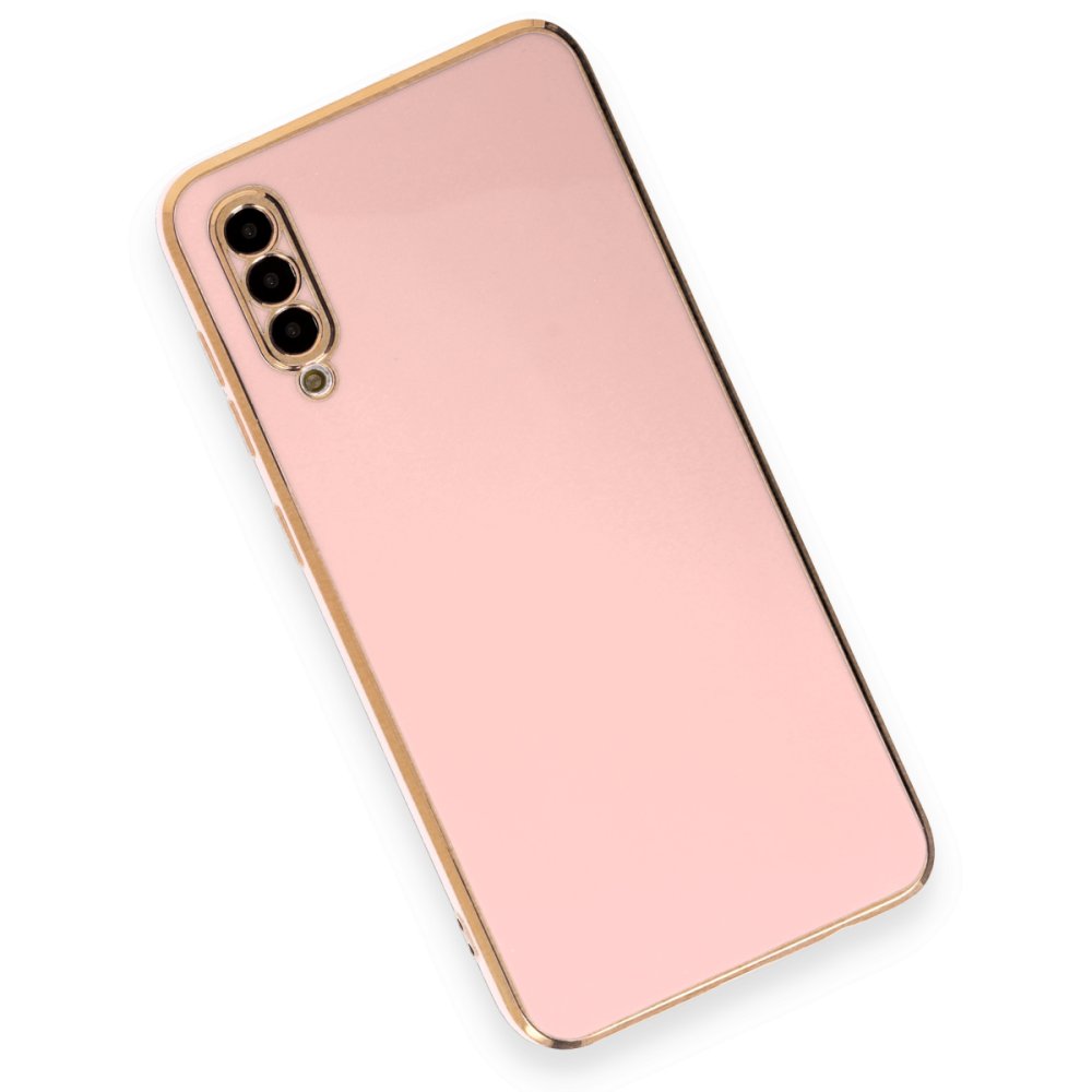 Newface Samsung Galaxy A30S Kılıf Volet Silikon - Pembe