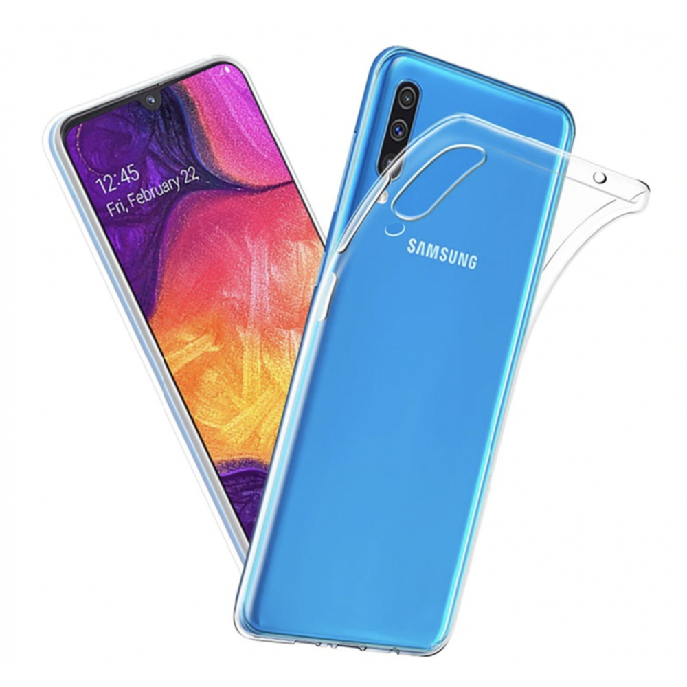 Newface Samsung Galaxy A30S Kılıf Lüx Şeffaf Silikon