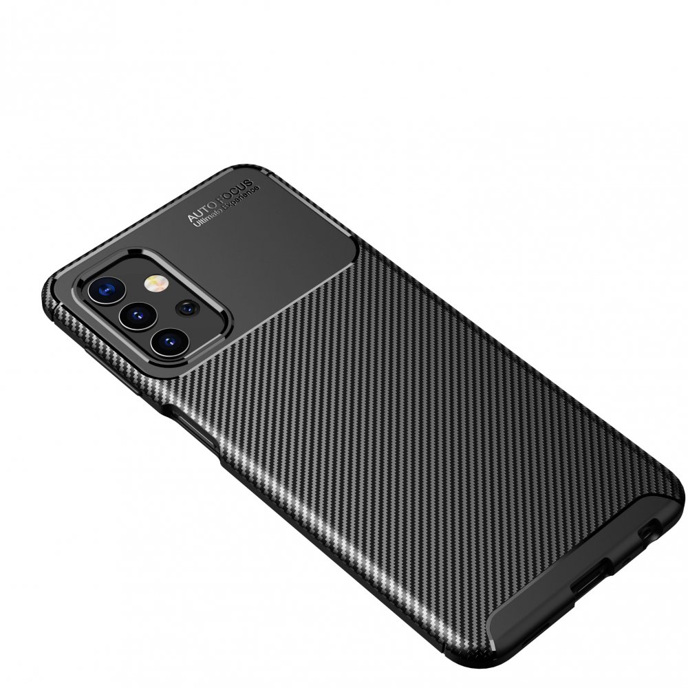 Newface Samsung Galaxy A32 Kılıf Focus Karbon Silikon - Siyah