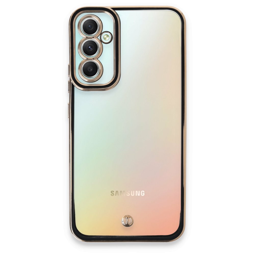 Newface Samsung Galaxy A34 5G Kılıf Liva Lens Silikon - Siyah