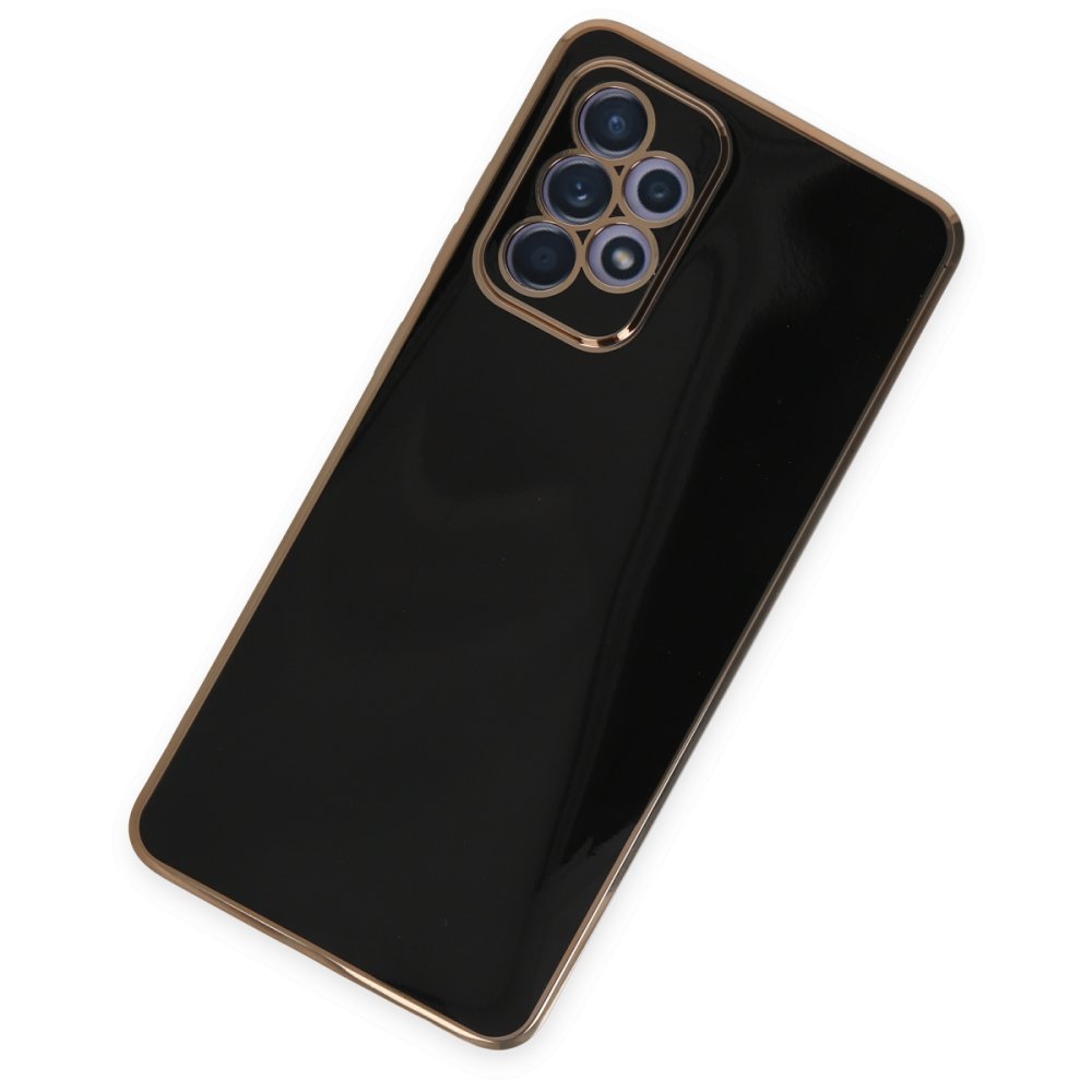 Newface Samsung Galaxy A52 Kılıf Volet Silikon - Siyah