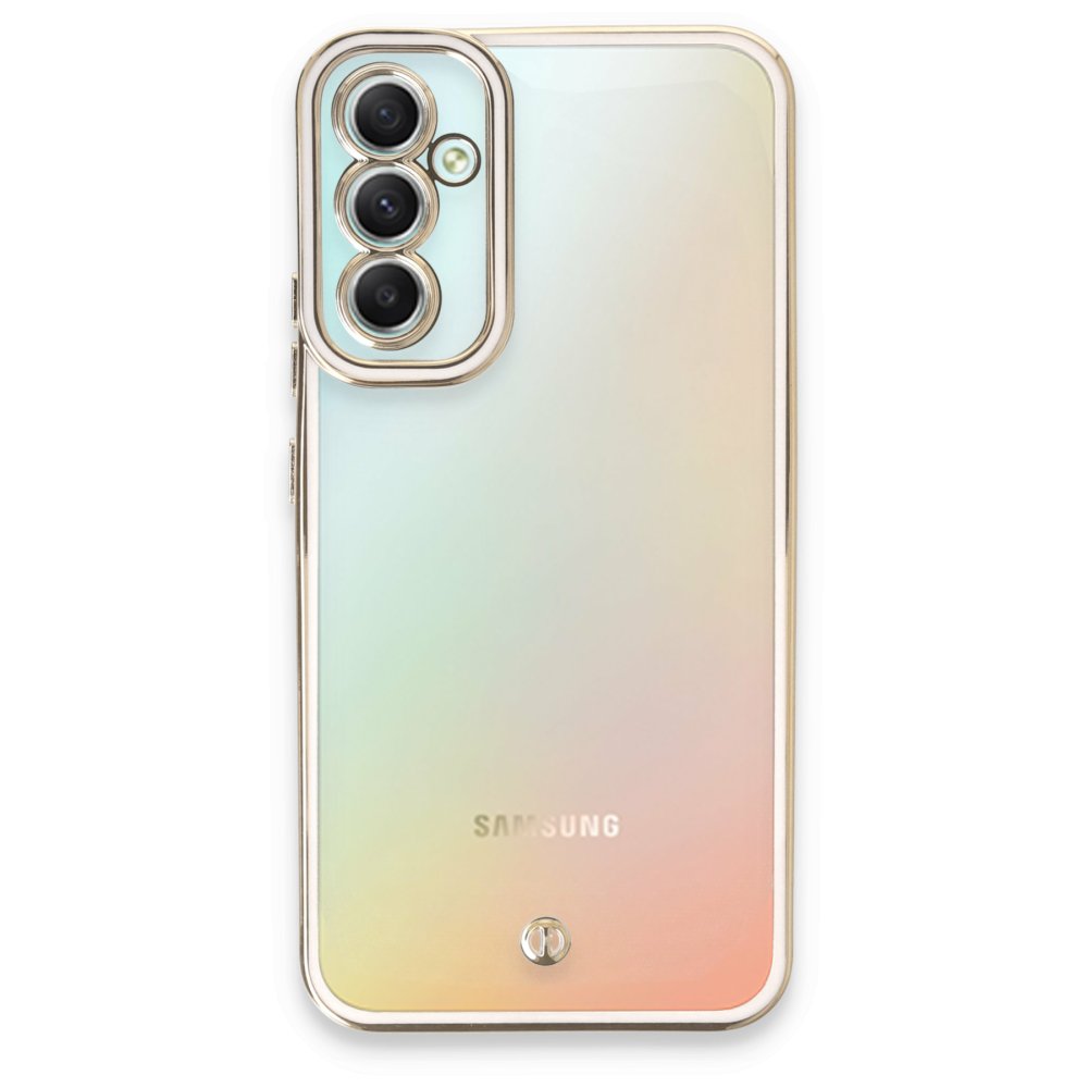 Newface Samsung Galaxy A54 5G Kılıf Liva Lens Silikon - Beyaz