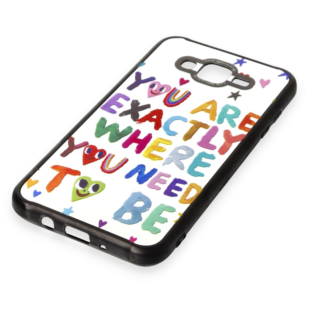 Newface Samsung Galaxy J7 Kılıf Mirror Desenli Kapak - Mirror - 10